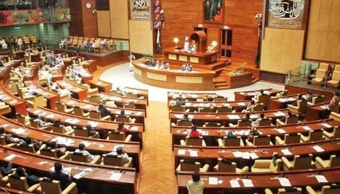 A representational image showing a Sindh Assembly session in Karachi. — Radio Pakistan/File