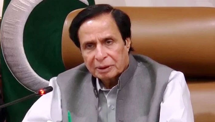 Former Punjab Chief Minister and PTI President Chaudhry Pervaiz Elahi speaks at an event. — Radio Pakistan/File