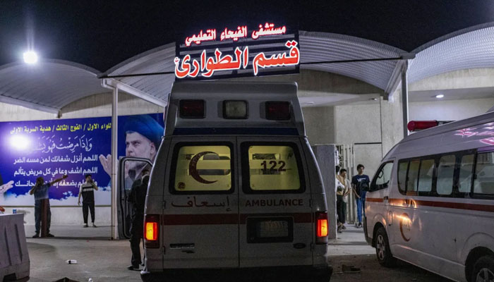 An ambulance can be seen in this image. — AFP/File