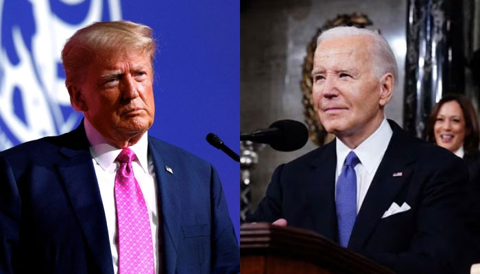 Republican candidate Donald Trump (left) and President and US President Joe Biden. — AFP/File