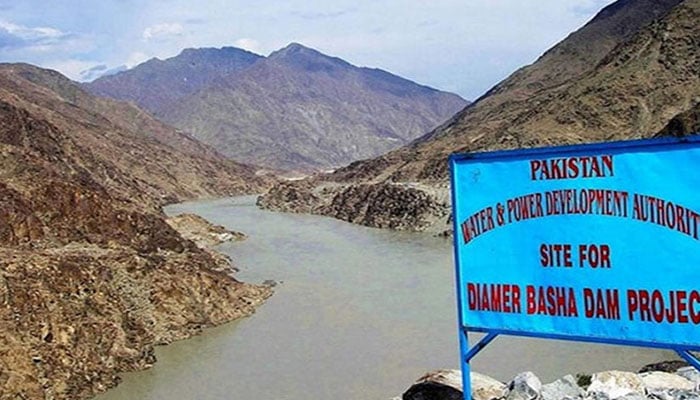 A view of Diamer Basha Dam. — Radio Pakistan/File