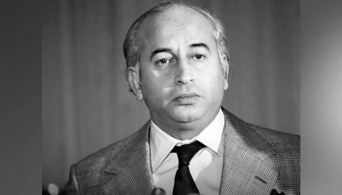 Former prime minister Zulfikar Ali Bhutto. — AFP/File
