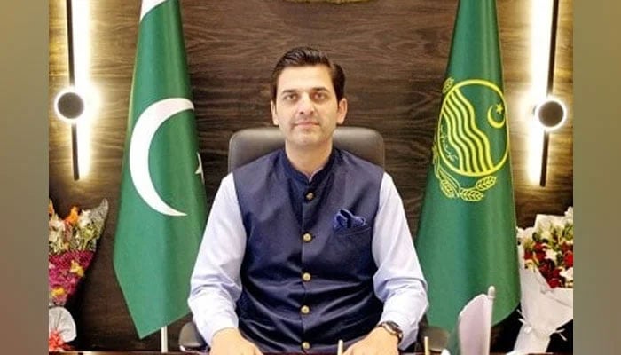 Minister for Communication and Works Department (C&W) Malik Sohaib Bherth seen in this image. — Communication and Works Department, Government of The Punjab, Pakistan Website/File