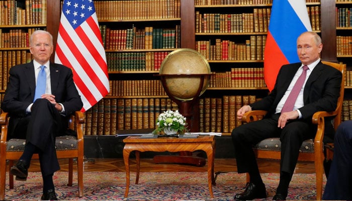 US President Joe Biden (left) and Russian President Vladimir Putin seen in this undated photo. — AFP/File