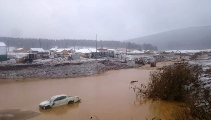 Images from the scene show heavy local flooding. — AFP