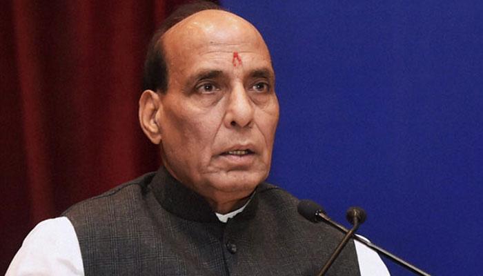 Indian Defemce Minister Rajnath Singh seen in this undated photo. — AFP/File