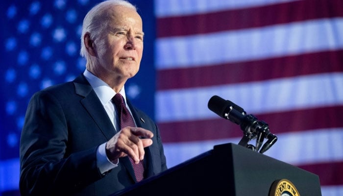 Democratic Presidential candidate Joe Biden speaks. — AFP/File