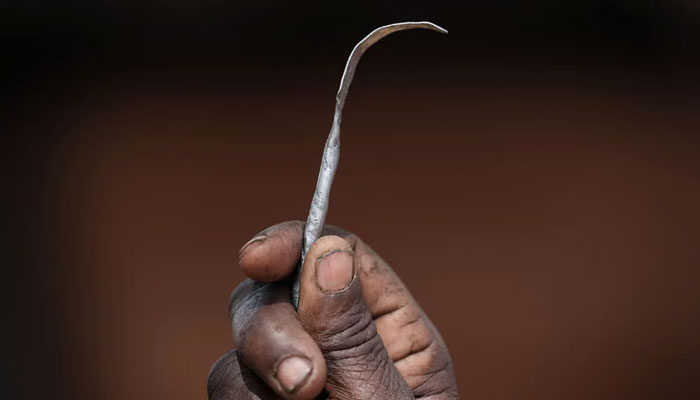 This homemade tool was used for female circumcision in northeast Uganda. — AFP/File