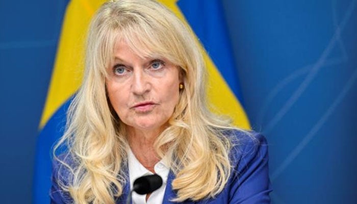 Press conference regarding Swedens security situation, in Stockholm. — AFP/File