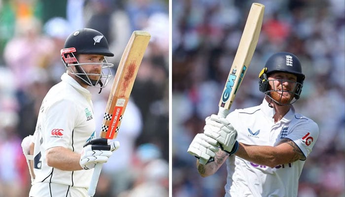 New Zealand player Kane Williamson (left) and Englands Ben Stokes (right) seen in this undated collage.—AFP/File