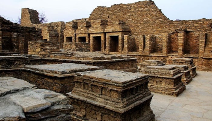 A representational image showing Takht-i-Bahi Archaeological site of an ancient Buddhist monastery in Mardan, Khyber Pakhtunkhwa. — APP/File