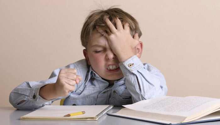 This representational image shows an ADHD child. — AFP/File