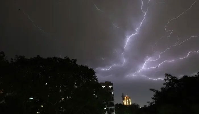Representational image of the lightning bolt. — AFP/File