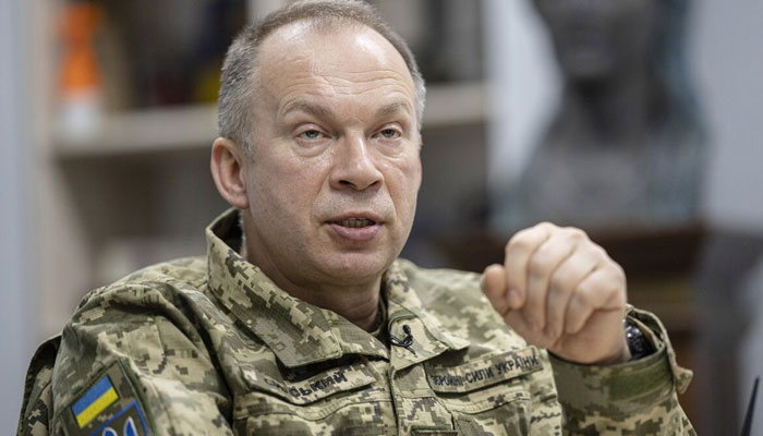 Commander-in-Chief of the Armed Forces of Ukraine, Colonel General Oleksandr Syrskyi. — Bloomberg/File