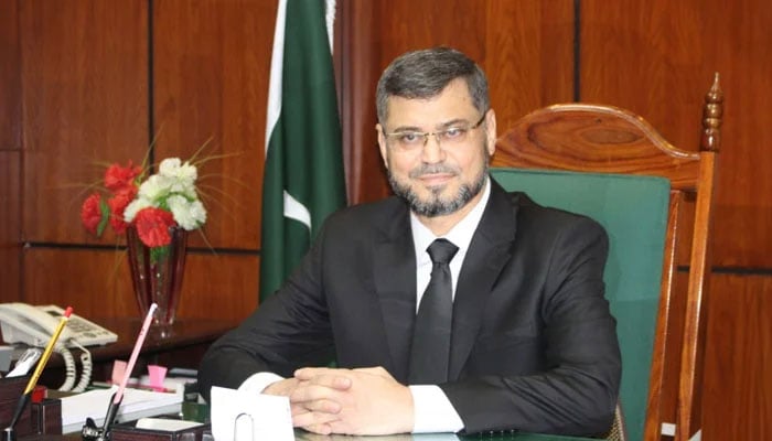 Peshawar High Court Chief Justice Ibrahim Khan seen in this undated image. — PHC Website/File