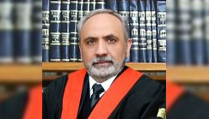 Peshawar High Court (PHC) Acting Chief Justice Ishtiaq Ibrahim seen in this image. — PHC website/File