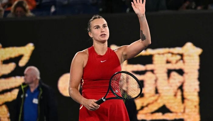Belarusian tennis player Aryna Sabalenka. — AFP/File