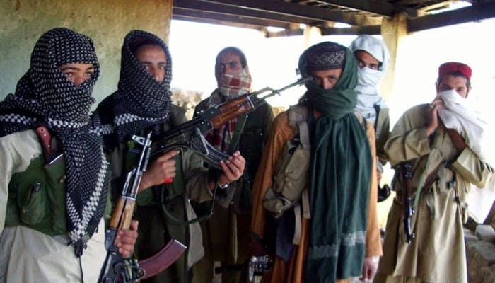 A representational image of armed Tehreek-e-Taliban Pakistan (TTP) militants. — AFP/File