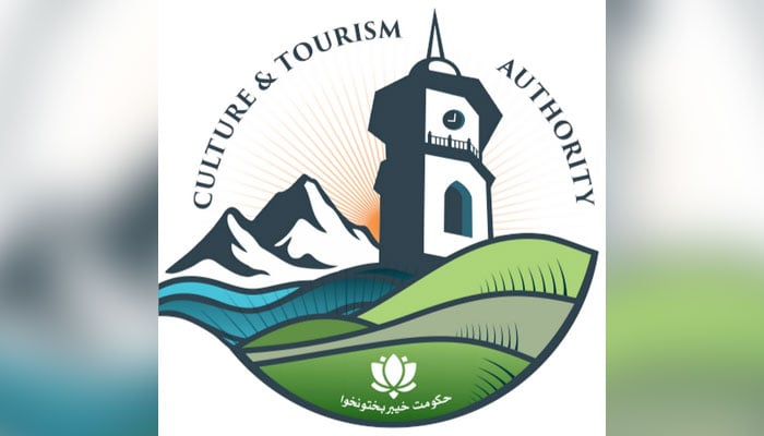 This image shows the logo of the Khyber Pakhtunkhwa Culture and Tourism Authority (KPCTA). — APP/File
