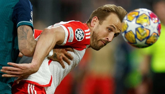 Its why we moved: Bayern Munichs Harry Kane in action against Arsenal on Wednesday. — AFP