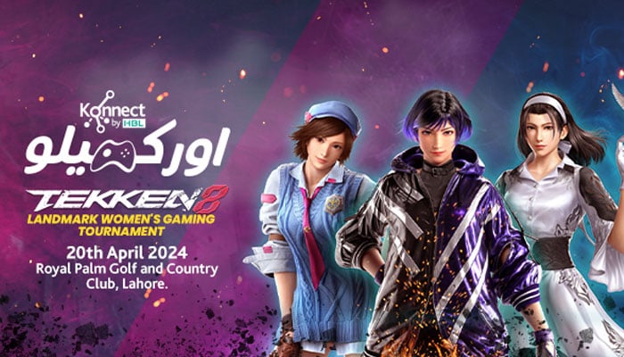 Konnect by HBL expands its presence into the world of Esports with the launch of Tekken 8 Women’s Gaming Tournament. — Facebook/HBLBank