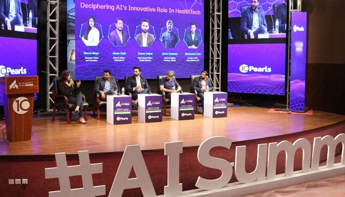 Speakers express their views during the AI Summit at the exhibition held in relation to the 24th edition of ITCN Asia on April 20, 2024. — Supplied
