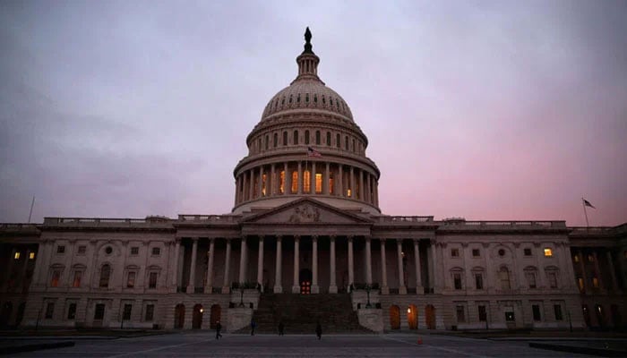 This image shows the outside view of the U.S. Senate. — AFP/File