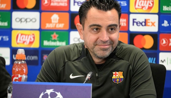 Barcelona coach Xavi Hernandez. — AFP File