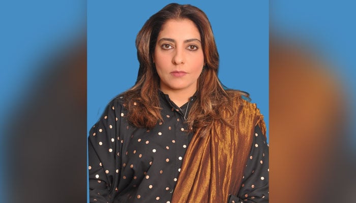 Deputy Secretary Information of the PPP Senator Palwasha Khan. —  Senate of Pakistan Website/File