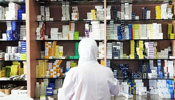 The picture shows a pharmacy. — AFP/File