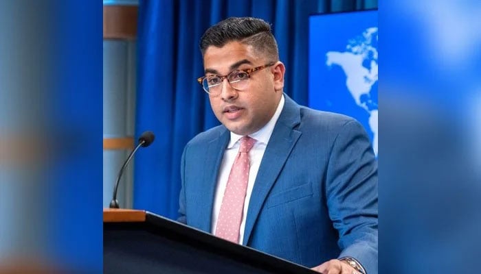 US State Departments Principal Deputy Spokesperson Vedant Patel. — X/@StateDeputySpox