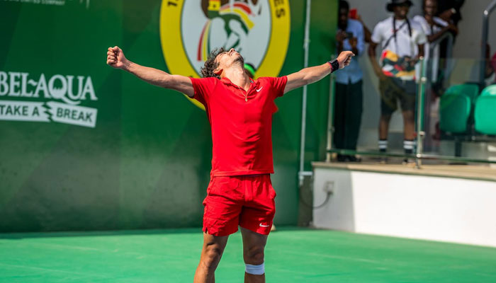 This image released on March 25, 2024, shows the Tunisian tennis player Moez Echargui. — Facebook/Moez Echargui
