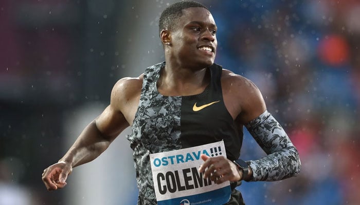 American sprinter Christian Coleman. — AFP/File