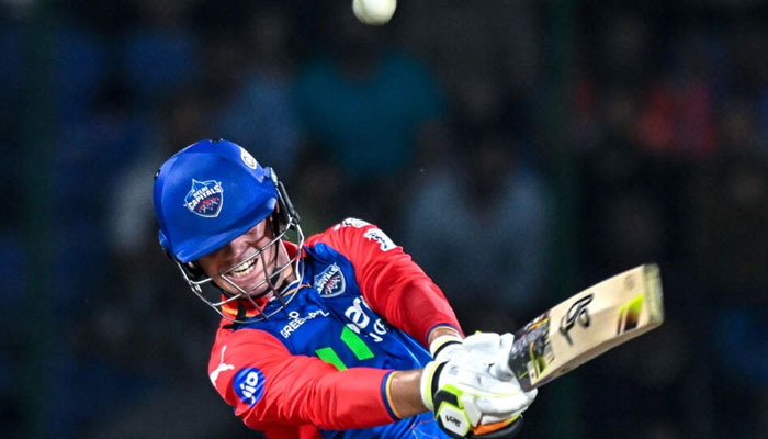 Australia’s Jake Fraser-McGurk plays a big shot during the Indian Premier League. — AFP/File