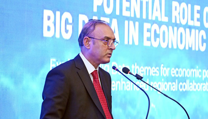 Governor State Bank of Pakistan (SBP) Jameel Ahmad speaks during an event on March 7, 2024. — X/@StateBank_Pak