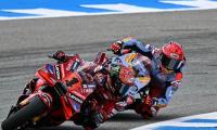 Bagnaia wins thrilling Spanish GP as Martin crashes out
