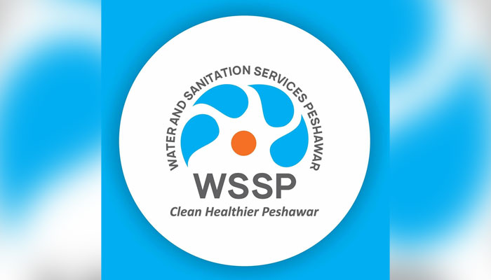 The logo of the Water and Sanitation Services Peshawar (WSSP) can be seen. — Facebook/Water & Sanitation Services Peshawar/File