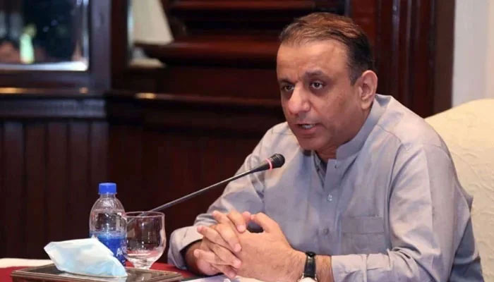 Federal Minister for Communications Abdul Aleem Khan speaks during an event. — X/@abdul_aleemkhan/File