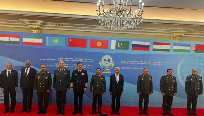 Defence Minister Khawaja Asif leads Pakistan delegation to Kazakhstan for the annual meeting of the Defence Ministers of member states of the Shanghai Cooperation Organisation (SCO). — APP/File
