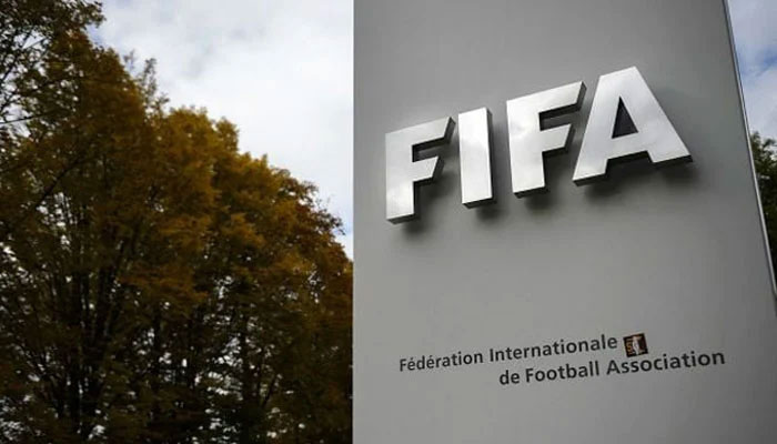 FIFAs logo is seen in front of its headquarters. — AFP/File