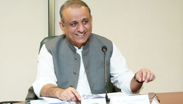 Minister for Privatisation, Investment, and Communication, Abdul Aleem Khan chairs a meeting of the Privatisation Commission Board on May 2, 2024. — Facebook/AbdulAleemKhanOfficial