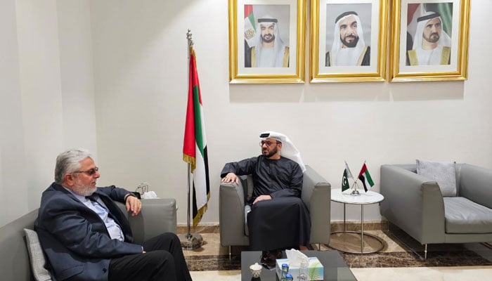 Chief Executive TDAP Mr. Zubair Motiwala met with HE Dr. Bakheet Ateeq Al-Remaiti, Consul General of UAE, in Karachi on May 3, 2024. — Facebook/tdapofficial