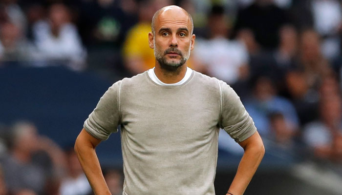 Manchester City manager Pep Guardiola.— AFP File
