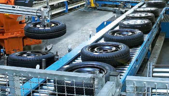 The image shows a tyre manufacturing unit. — AFP/File
