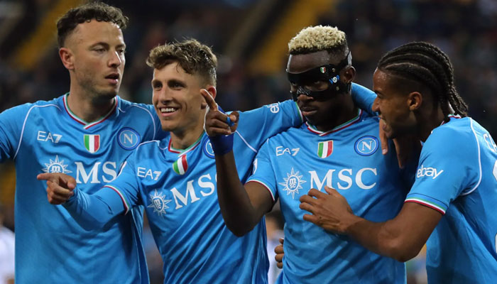Napoli players seen in this undated photo.— Supersport/File