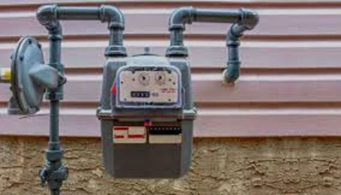The gas meter can be seen in this picture. — APP File