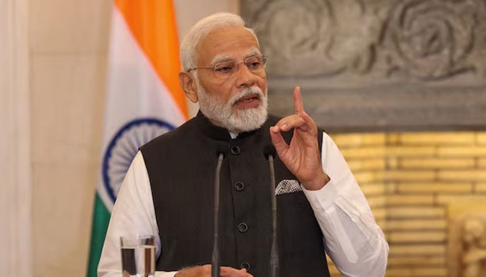 Indias Prime Minister Narendra Modi speaks during a press conference. — REUTERS/File