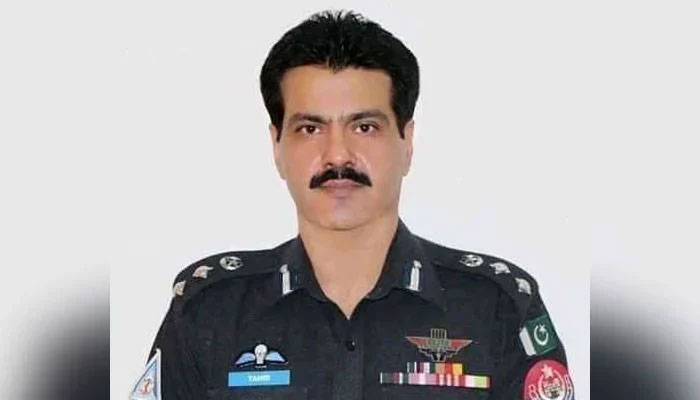 Deputy Inspector General of Police, Hazara Range, Tahir Ayub Khan seen in this image. — APP/File