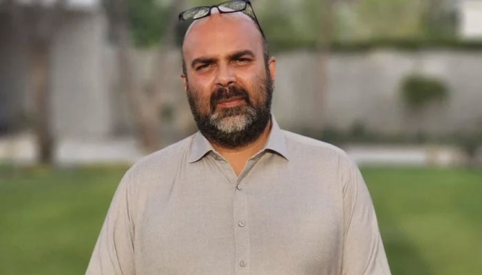 Former provincial health minister and PTI leader Taimur Saleem Jhagra can be seen in this image released on March 5, 2023. — Facebook/Taimur Khan Jhagra