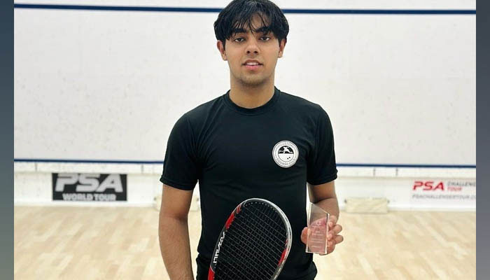 Ashab Irfan with the trophy. - Instagram/AshabIrfan/File